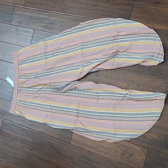 NWT DREW Whitney Split Tulip Linen Blend Pants in Agave size Large - Picture 4 of 10